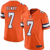 Nike Men & Women & Youth Broncos 7 John Elway Orange Color Rush Limited Jersey,baseball caps,new era cap wholesale,wholesale hats